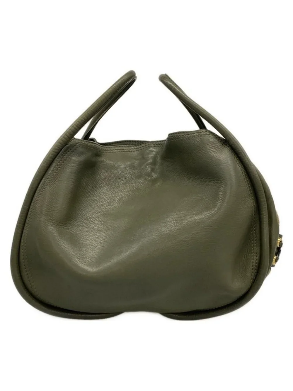 Dior Handbag Khaki Beige Leather - Picture 3 of 15